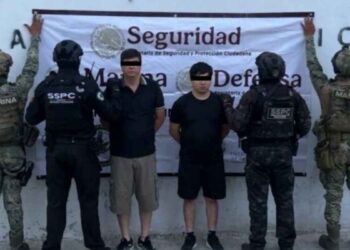 Caen dos presuntos miembros de “Los Chapitos” con armas de fuego en Sinaloa