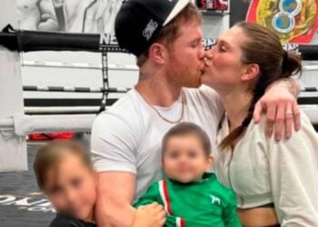 Canelo Álvarez y Fernanda Gómez presentan por primera vez a su hija Eva Victoria