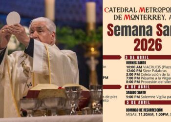 Catedral de Monterrey se alista para recibir a fieles durante Semana Santa de este 2026