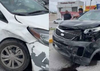 Choque deja heridos en Matamoros