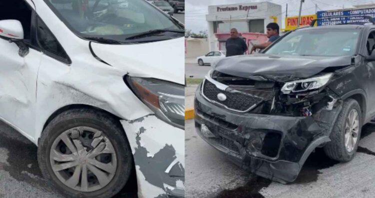 Choque deja heridos en Matamoros