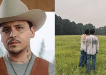 Christian Nodal anuncia “Un vals”, su nueva canción, con tierna foto de Ángela Aguilar