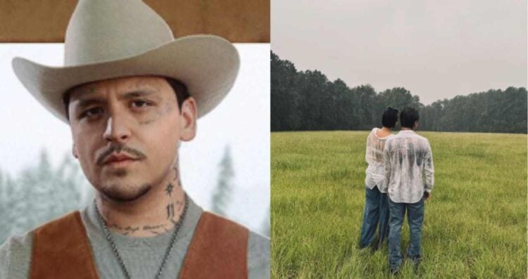 Christian Nodal anuncia “Un vals”, su nueva canción, con tierna foto de Ángela Aguilar
