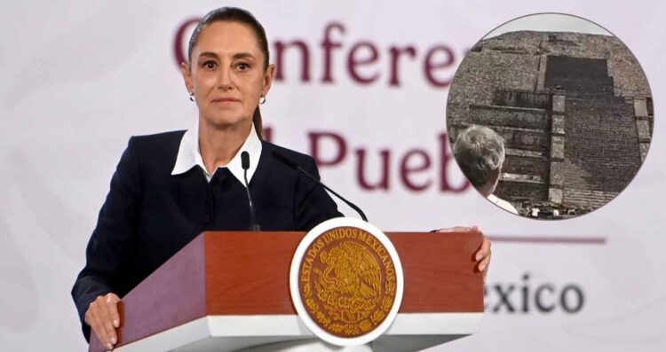Claudia Sheinbaum condena ataque en la Zona Arqueológica de Teotihuacán y ordena investigación exhaustiva
