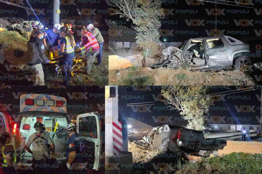 Conductor queda pr3nsado tras chocar contra barda de maquiladora en Matamoros, Tamaulipas