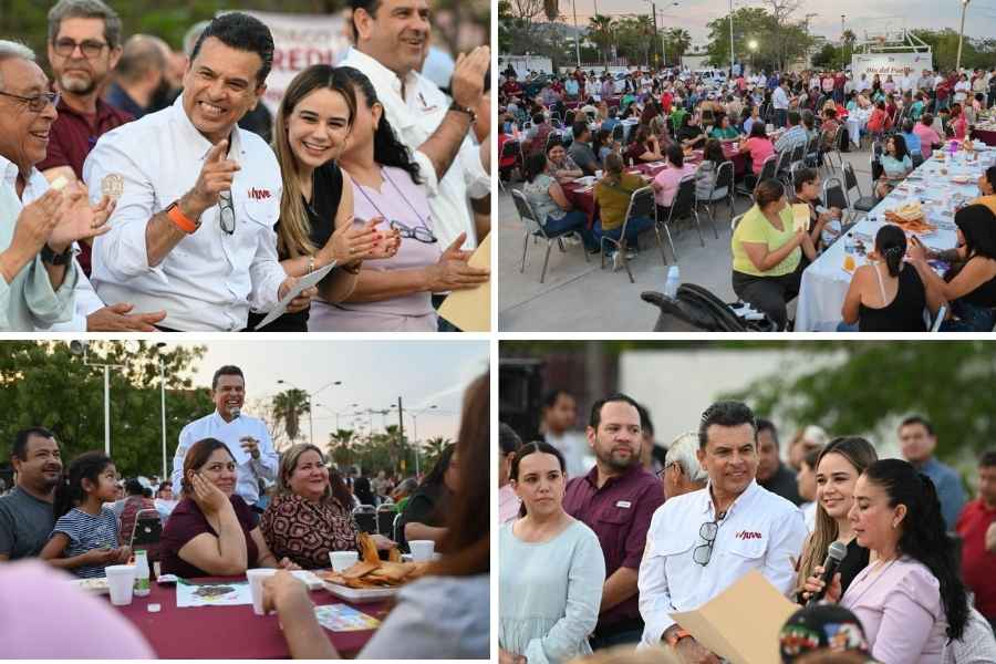 Conviven ‘Lalo’ y Lucy con vecinos de Lomas de Calamaco en el Día del Pueblo