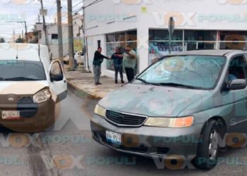 Dama origina percance vial en Victoria