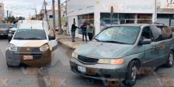 Dama origina percance vial en Victoria