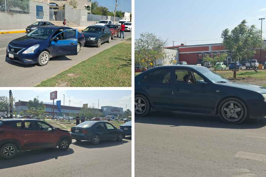 Descuido al volante accidente en Victoria (1)