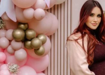 Dulce María comparte fotos de su segundo baby shower
