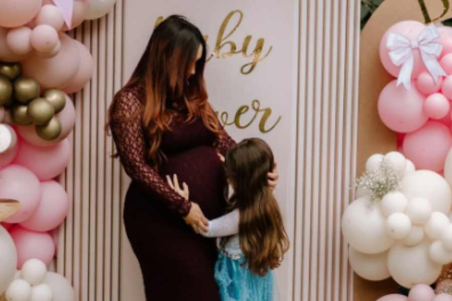 Dulce María comparte fotos de su segundo baby shower