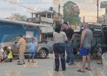 Ebrio provoca fuerte choque y deja lesionada a empleada de Pemex en Ciudad Madero, Tamaulipas