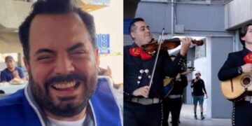 Eugenio Derbez le manda mariachi a su hijo José Eduardo Derbez por su cumpleaños