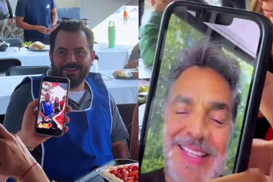 Eugenio Derbez le manda mariachi a su hijo José Eduardo Derbez por su cumpleaños