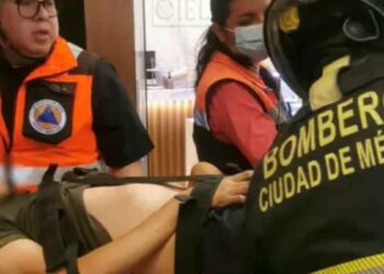 Falla en manguera de gas refrigerante deja un lesionado en Ciudad de México