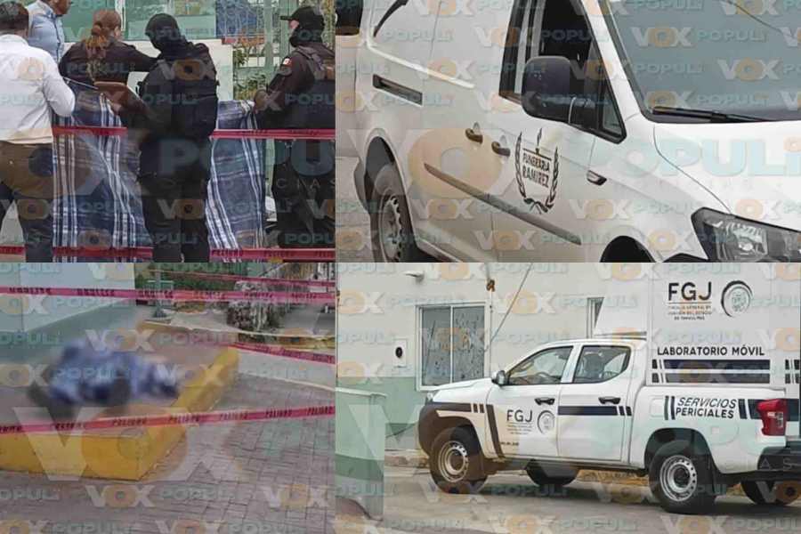 Fallece hombre en el acceso principal del Hospital General de Tampico, Tamaulipas