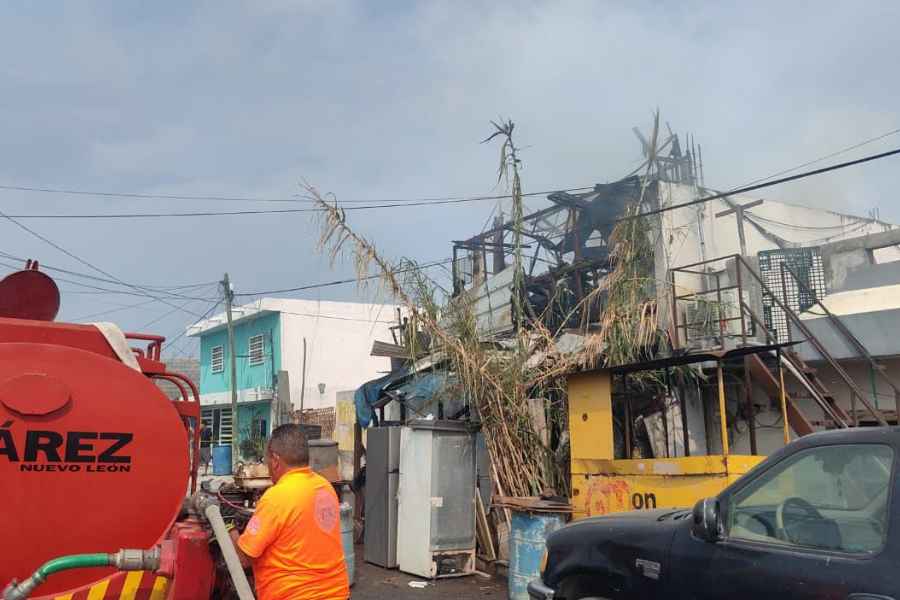 Fuego vivienda en Juárez (1)