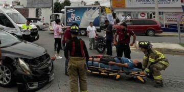 motociclista herido Benito Juárez