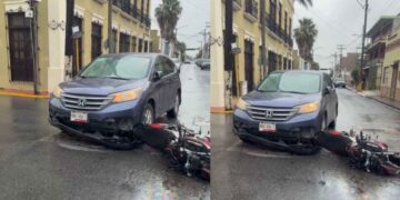 aparatoso choque Centro Matamoros