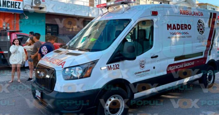 Fuerte choque lesionados en Madero