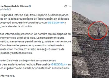 Gabinete de Seguridad confirma dos fallecidos tras balacera en Teotihuacán