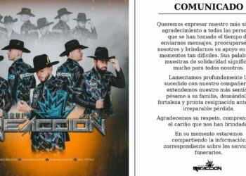 Grupo Reacción desgarrador mensaje
