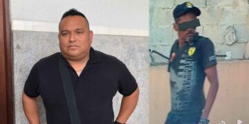 Guardia Estatal hombre acosador
