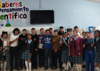 Guardia Estatal en secundaria Altamira