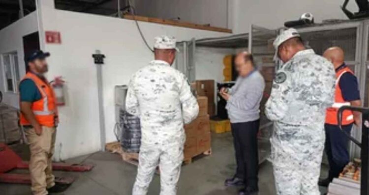 Guardia Nacional decomisa 73 kilos de mercurio en el Estado de México