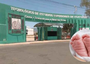 Hallan a bebé en bote de basura en el Tecnológico de Ecatepec, Edomex