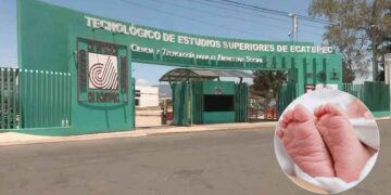 Hallan a bebé en bote de basura en el Tecnológico de Ecatepec, Edomex