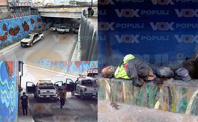 Hallan sin vida a hombre abajo de un puente en la zona centro de Reynosa, Tamaulipas