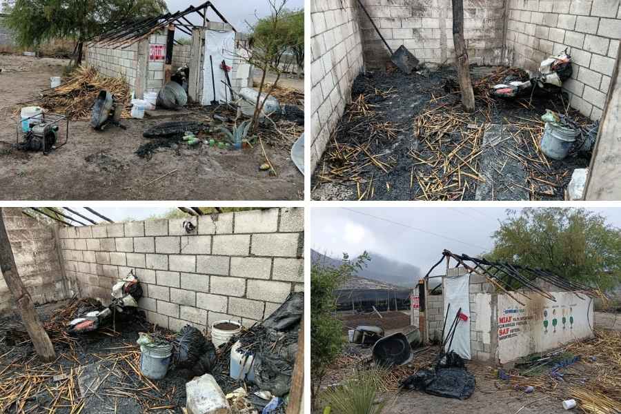 Incendio del Centro de Atención Comunitaria en Bustamante, Tamaulipas, pudo ser provocado