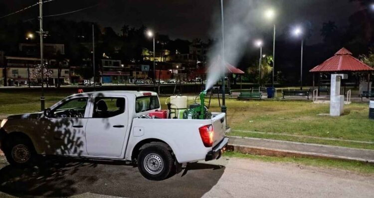 Intensifican fumigación para combatir el dengue en Tampico, Tamaulipas