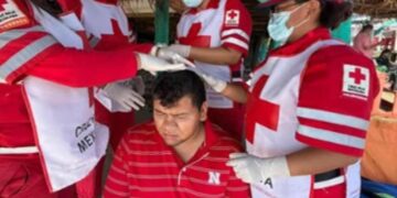 Joven de Reynosa sufre accidente al bajar de un camión en la playa de Matamoros, Tamaulipas