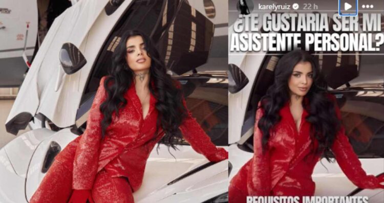 Karely Ruiz anuncia en redes sociales que busca asistente personal