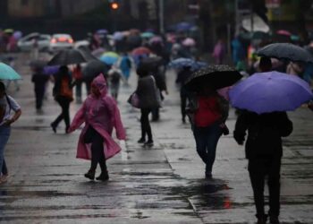 Lluvias en México este miércoles