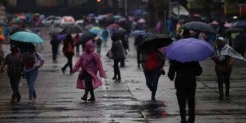 Lluvias en México este miércoles