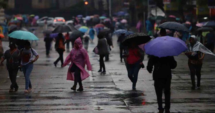 Lluvias en México este miércoles