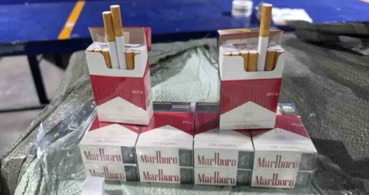 Marina intercepta 848 mil cigarrillos ilegales en el AICM de Ciudad de México