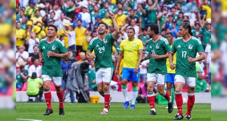 México Brasil partido leyendas