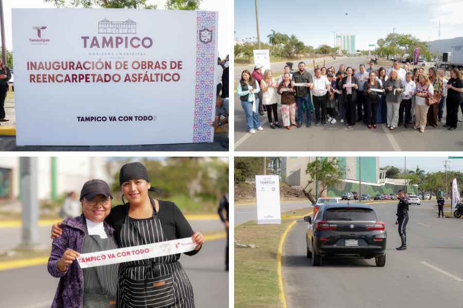 Mónica Villarreal inaugura reencarpetado (2)