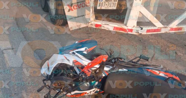 Motociclista falleció en Reynosa