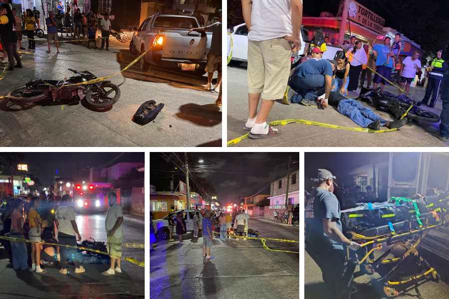 Motociclista hospitalizado en Tampico (1)