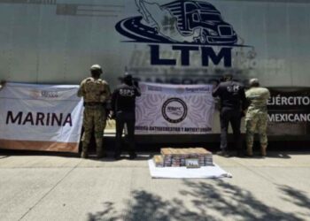Operativo asegura 60 kilogramos de cocaína y deja cuatro detenidos en Colima