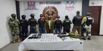 Operativo conjunto deja tres detenidos y armas aseguradas en Chiapas