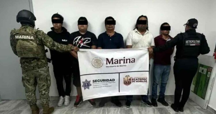 Operativo de la Marina deja 22 detenidos vinculados a grupos delictivos en Ecatepec, Estado de México