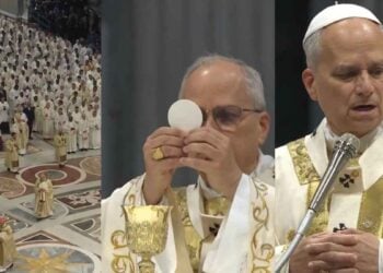 Papa León XIV celebra la Misa Crismal del Jueves Santo en la primera Semana Santa de su pontificado