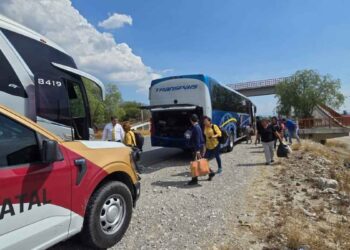 Guardia Estatal autobús falla mecánica