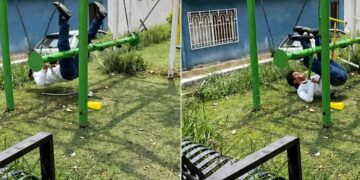 Pato Zambrano caída